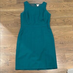 Elegant Teal Sleeveless Dress